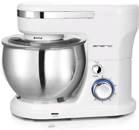 Emerio KM-123117 weiß / Küchenmaschine / 1000 W / 5 l / 6 Modi