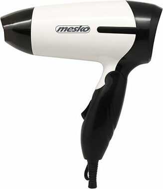 Mesko MS 2262 weiß-schwarz / Haartrockner / 1000 W / 2 Temperaturen / 2 Geschwindigkeiten / Konzentrator