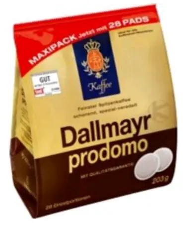 Dallmayr Prodomo Senseo Pads 28 Stk / Senseo Pads / 100% Arabica / Restposten