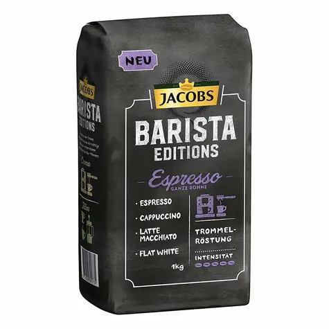 Jacobs Barista Editions Espresso 1 kg / Kaffeebohnen / 50 % Arabica & 50 % Rubusta
