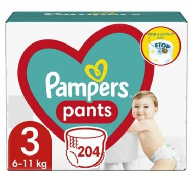 Pampers Pants 6-11kg (204 Stück) / Windelhöschen / Größe 3 (6-11kg)