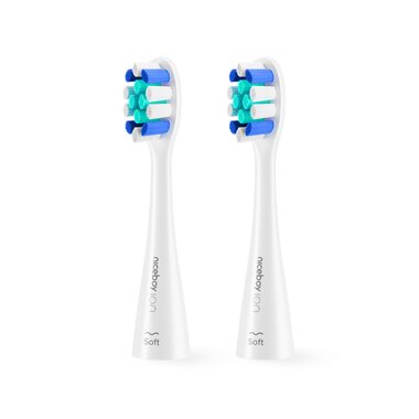 Niceboy ION Sonic Lite Ersatzkopf Soft weiß (2 Stück)