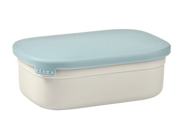 Beaba Snackbox Edelstahl Velvet Grey/Baltic Blue