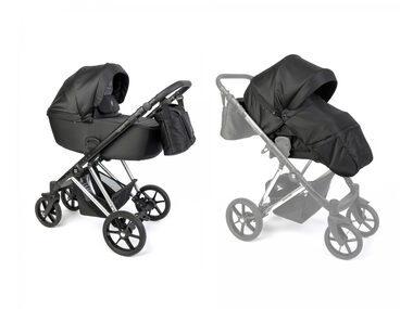 Dada Kinderwagen Apus 2in1 Special Edition JetBlack / Kinderwagen / ab Geburt