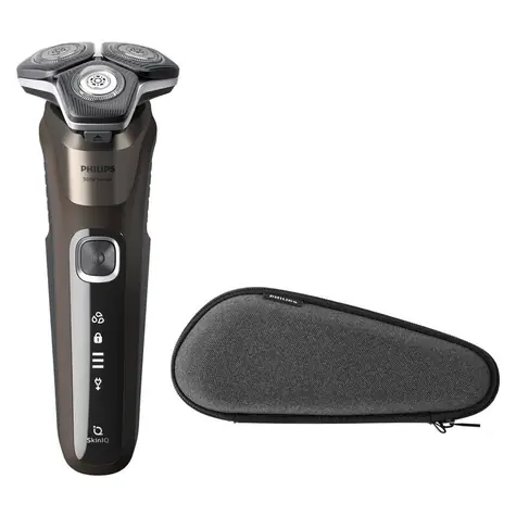Philips S5886/30 braun / Rasierer / Nass- und Trockenrasur / Dauer bis zu 60 Minuten 