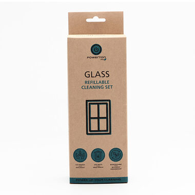 Powerton Eco Reinigungsset - Fenster und Glas 500 ml