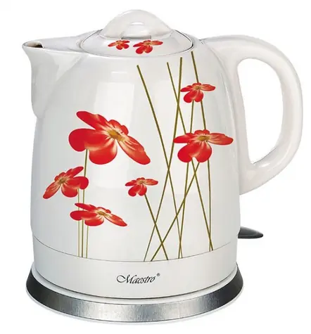 Maestro MR-066 weiß / Wasserkocher / 1500 W / 1,5 l / Keramik