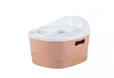 DiaperChamp Potty 3 in 1 PottyChamp Old Pink / WC-Sitzkapazität: 23 kg / Hockerkapazität: 46 kg
