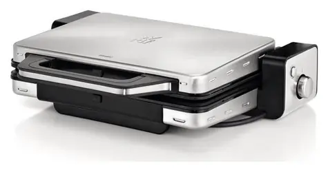 WMF Lono 04.1511.0011 silber / Kontaktgrill 2in1 / 2100W 