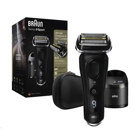 Braun Series 9 Sport 9352CC / Rasierer / Herren / Für Bart und Gesicht / Nass- und Trockenrasur / 60 Min