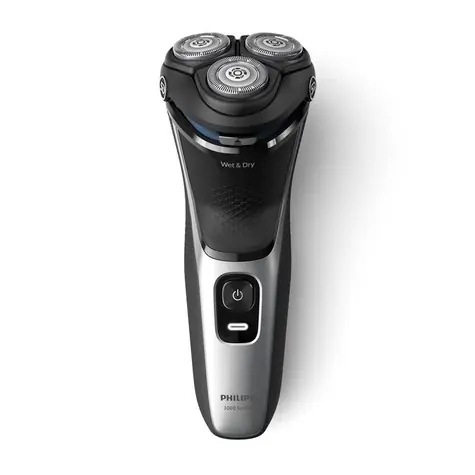 Philips Series 3000 S3143/00 silber / Rasierer / waschbar / Trocken- und Nassrasur / bis zu 60 Min
