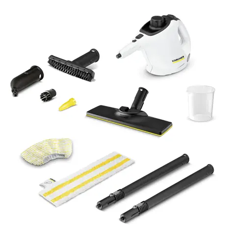 Kärcher SC 1 EasyFix 2in1 / Dampfreiniger / 1200W / Druck: 3 bar / bis zu 20m2