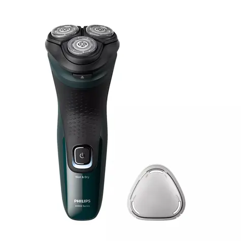 Philips Series 3000X X3002/00 schwarz / Rasierer / waschbar / Trocken- und Nassrasur / bis zu 40 Min