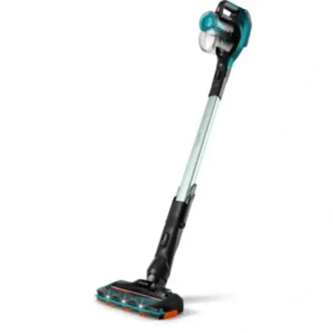 Philips XC3131/01 grau / Akku-Stabstaubsauger / LED-Düse / 80 dB / 25,2 V