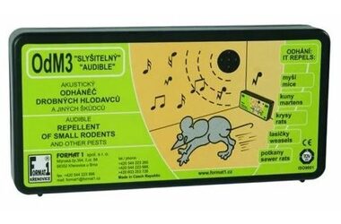 Format1 OdM3 - Mäusevertreiber & Mardervertreiber für Haus und Hütte / Hörbar ohne Lautstärkeregelung / 100 m2