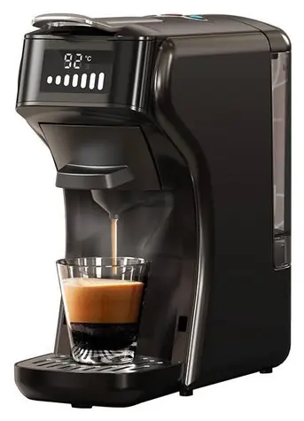 HiBREW H1B schwarz / Kapselkaffeemaschine 5 in 1 / Nespresso & Dolce Gusto / 1450 W