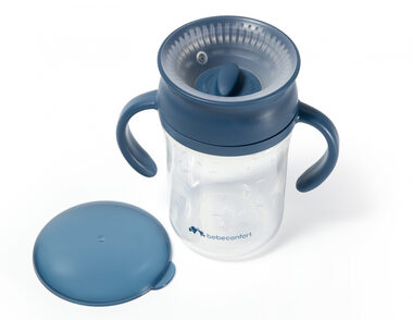 BEBECONFORT Trainingsbecher 360° 280ml 6m+ Blau / ab 6 Monaten