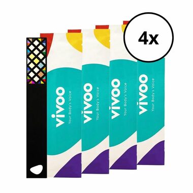Vivoo Teststreifen 4 Stück schwarz / 9 getestete Parameter