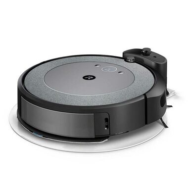 iRobot Roomba Combo i5 grau / Roboterstaubsauger / WLAN / BT / Staubsaugen und Wischen / 1850 mAh