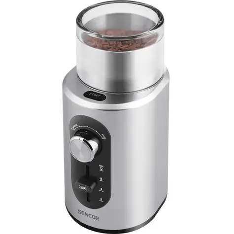 Sencor SCG 3550SS silber / Kaffeemühle / Behälter 60g / 200 W 