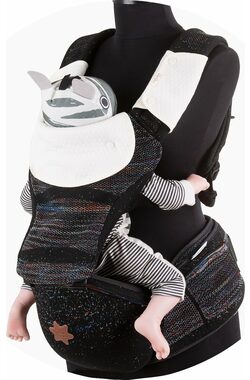 CHIPOLINO Babytrage Hip Star Fly Mehrfarbig Schwarz / von 4 - 36 Monaten / bis 15 kg