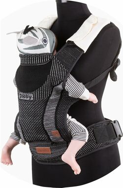 CHIPOLINO Babytrage Bobby Fly Ebony / von 4 - 24 Monaten / bis 15 kg