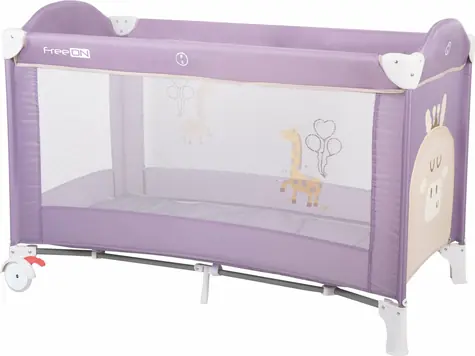 FreeON Reisebett Balloon lila / 0 - 4 Jahre / bis 13,5 kg