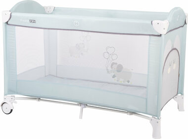 FreeON Reisebett Balloon mint / 0 - 4 Jahre / bis 13,5 kg