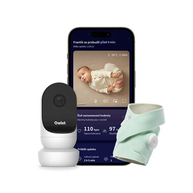 Owlet Dream Sock + Cam2 Bundle Mint / Smart Socke + Kamera