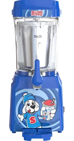 Fizz SlushPuppie blau / Eismaschine mit Wasserhahn / 1L 