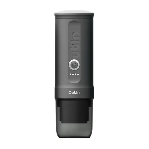 Outin Nano Tragbare Kaffeemaschine grau / Tragbare Espressomaschine / 7500 mAh