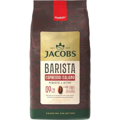 Jacobs Barista Edition Espresso Italiano 1 kg / Kaffeebohnen / Mischung aus Arabica und Robusta