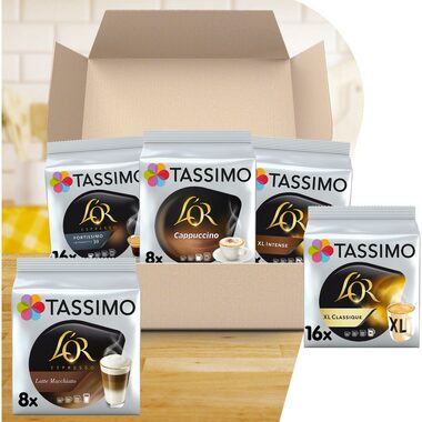 Jacobs L'OR Kit Tassimo Variation Box 64 Stück / Kapselkaffee 