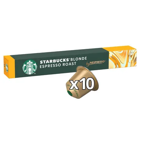 Starbucks Blonde Espresso Nespresso 10 Stück / Kapselkaffee  