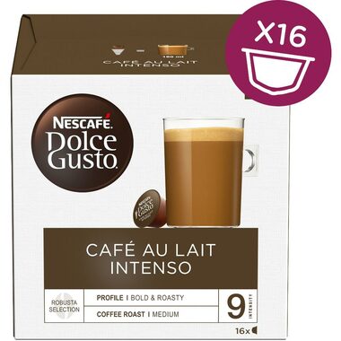 NESCAFÉ Dolce Gusto Café Aulait INTENSO 16 Stück / Kapselkaffee 
