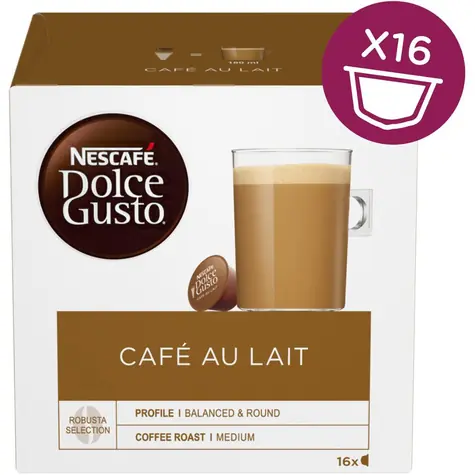 NESCAFÉ Dolce Gusto Dafé au Lait 16 Stück / Kapselkaffee 