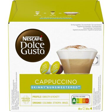 NESCAFÉ Dolce Gusto Cappuccino Skinny 16 Stück / Kapselkaffee 
