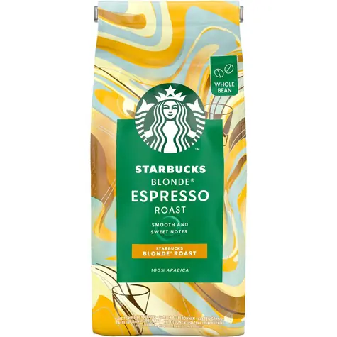 Starbucks Blonde Espresso Roast 450 g / Kaffeebohnen / 100 % Arabica 