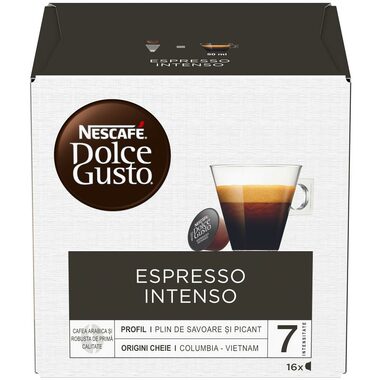 NESCAFÉ Dolce Gusto Espresso INTENSO 16 Stück / Kapselkaffee 