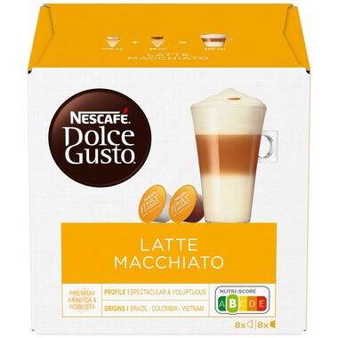 NESCAFÉ Dolce Gusto Latte Macchiato 16 Stück / Kapselkaffee 