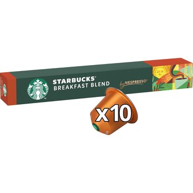 Starbucks Frühstücksmischung Nespresso 10 Stück / Kapselkaffee 