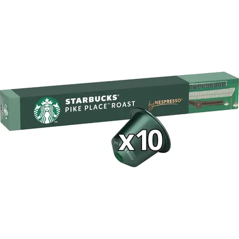 Starbucks Pike Place Roast Nespresso 10 Stück / Kapselkaffee 