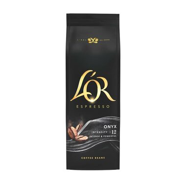 L'OR Espresso Onyx 500 g / Kaffeebohnen / Mischung aus Arabica und Robusta 