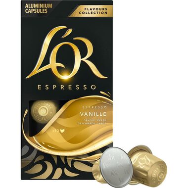 L&#39;OR Espresso Vanille Nespresso 10 Stück / Kapselkaffee 