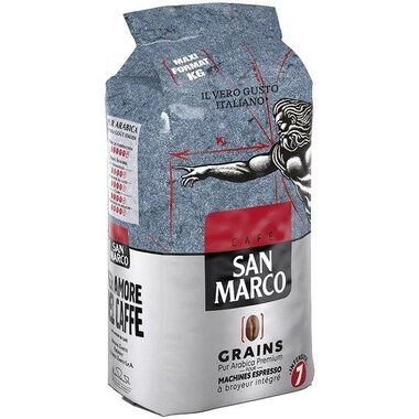 San Marco Pur Arabica Premium 1 kg / Kaffeebohnen / 100 % Arabica 