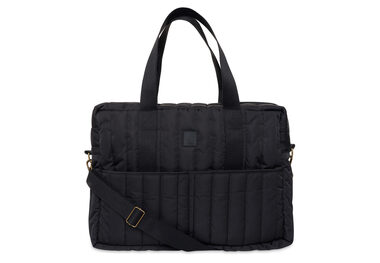 Jollein Wickeltasche Puffed Moos Black