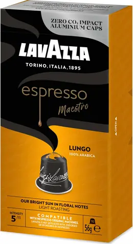 Lavazza Espresso Lungo für Nespresso 10 Stück / Kapselkaffee 