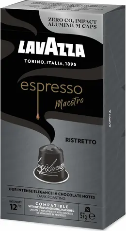 Lavazza Espresso Ristretto für Nespresso 10 Stück / Kapselkaffee 