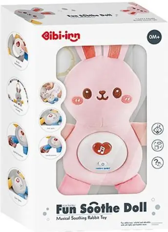 CHIPOLINO Plüsch-Schlafsack Rabbit Pink / ab Geburt