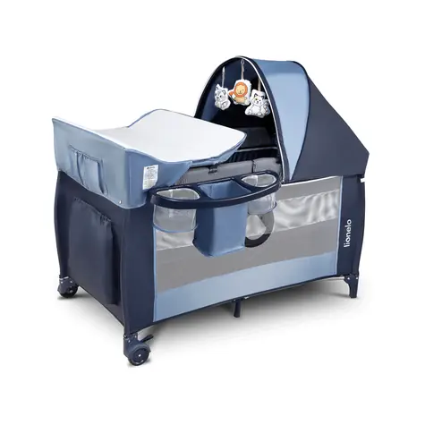 Lionelo Reisebett Sven PLUS Blue Navy